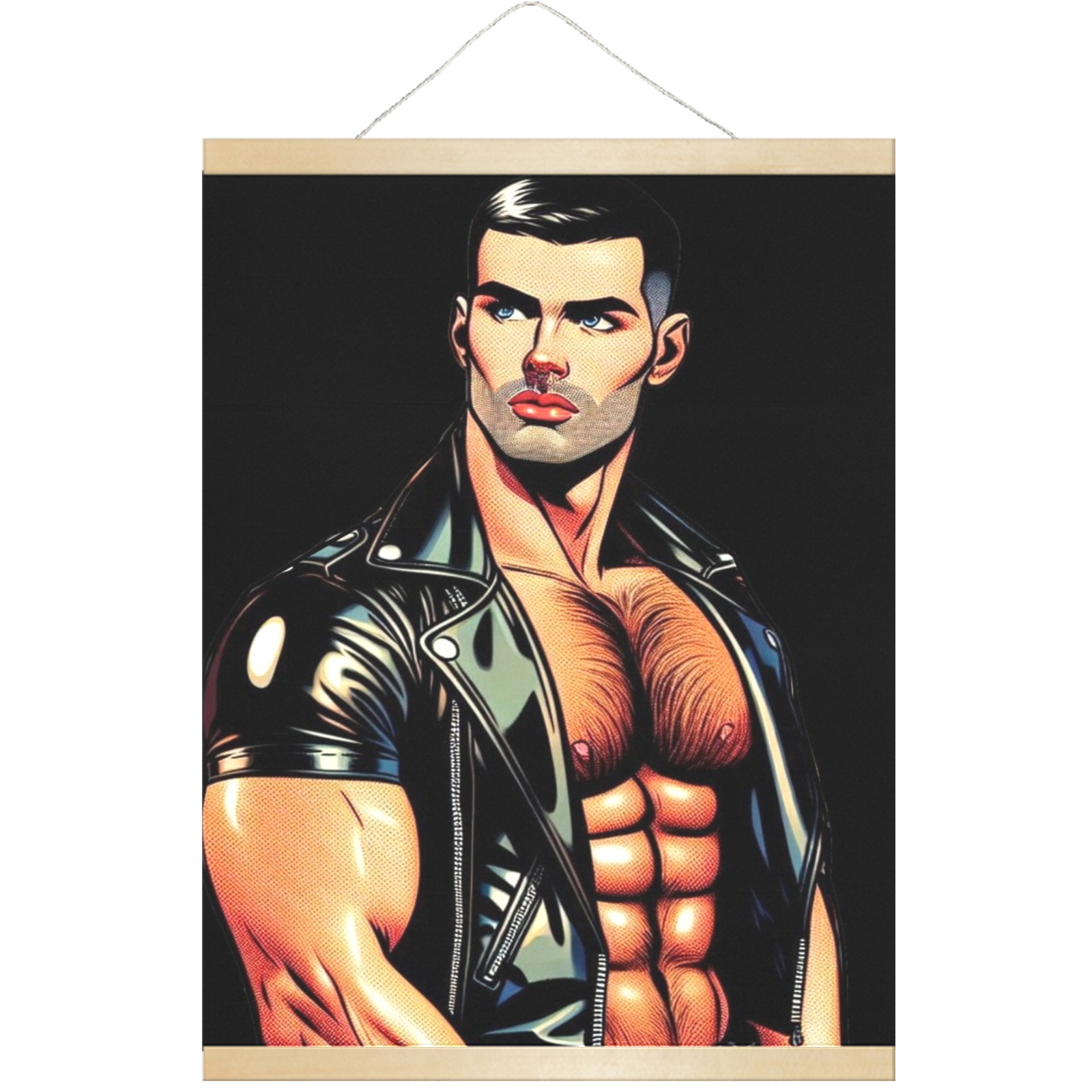 Sexy Leather by Fetishworld Hanging Poster 18"x24"