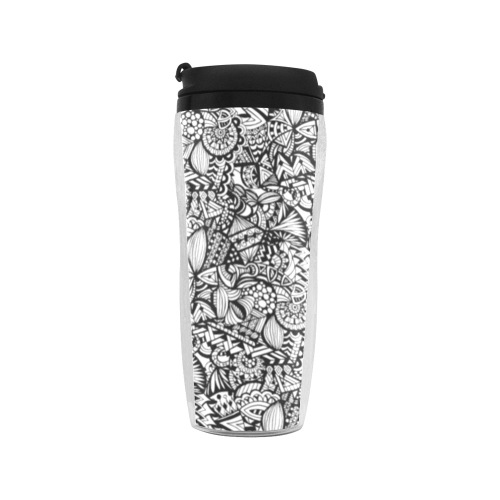 Mind Meld - Black & White Reusable Coffee Cup (11.8oz)