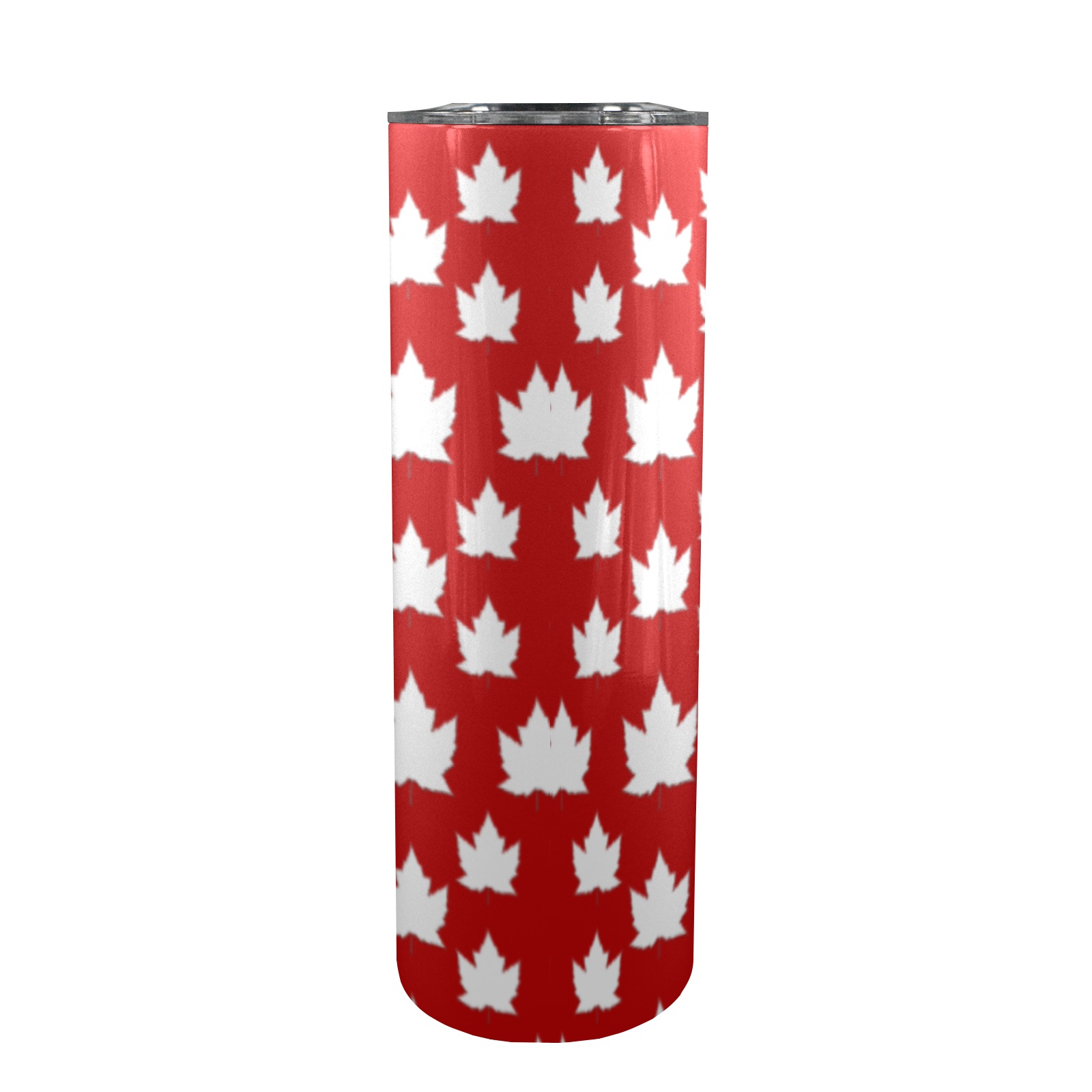 Cute Canada Tumbler 20oz Tall Skinny Tumbler with Lid and Straw