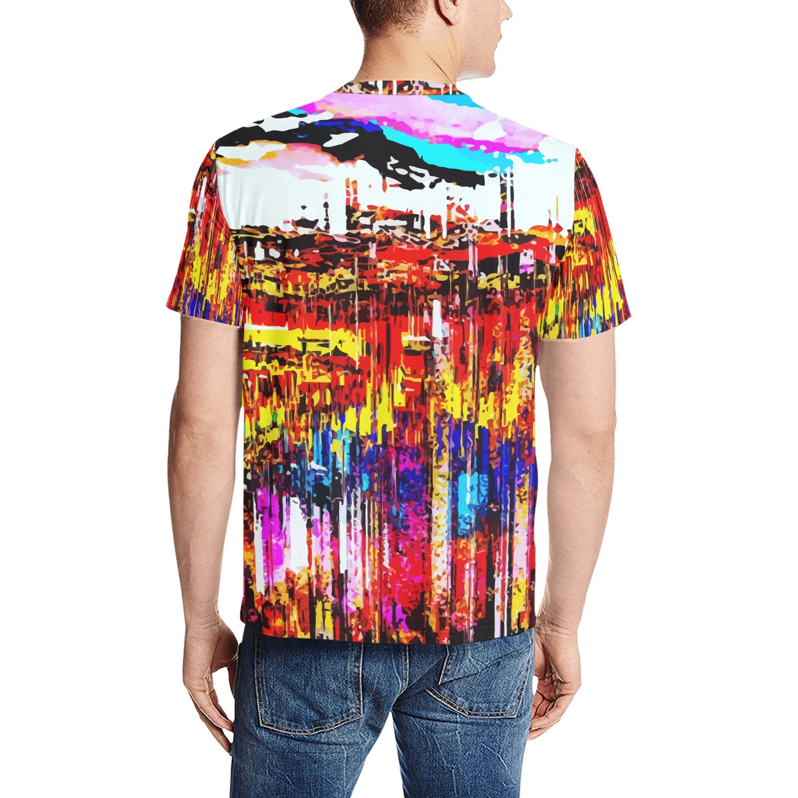tintaliquida 2_vectorized Men's All Over Print T-Shirt (Random Design Neck) (Model T63)