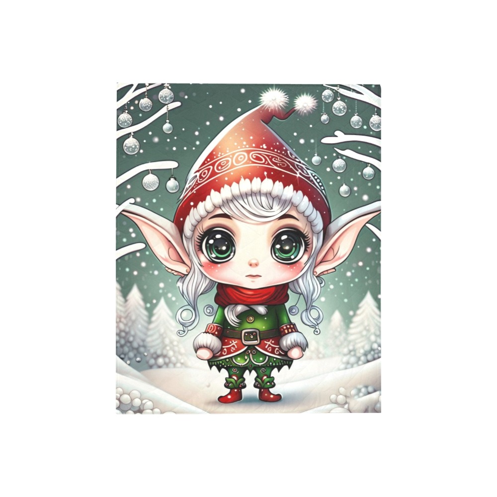 Christmas Elf Quilt 40"x50"
