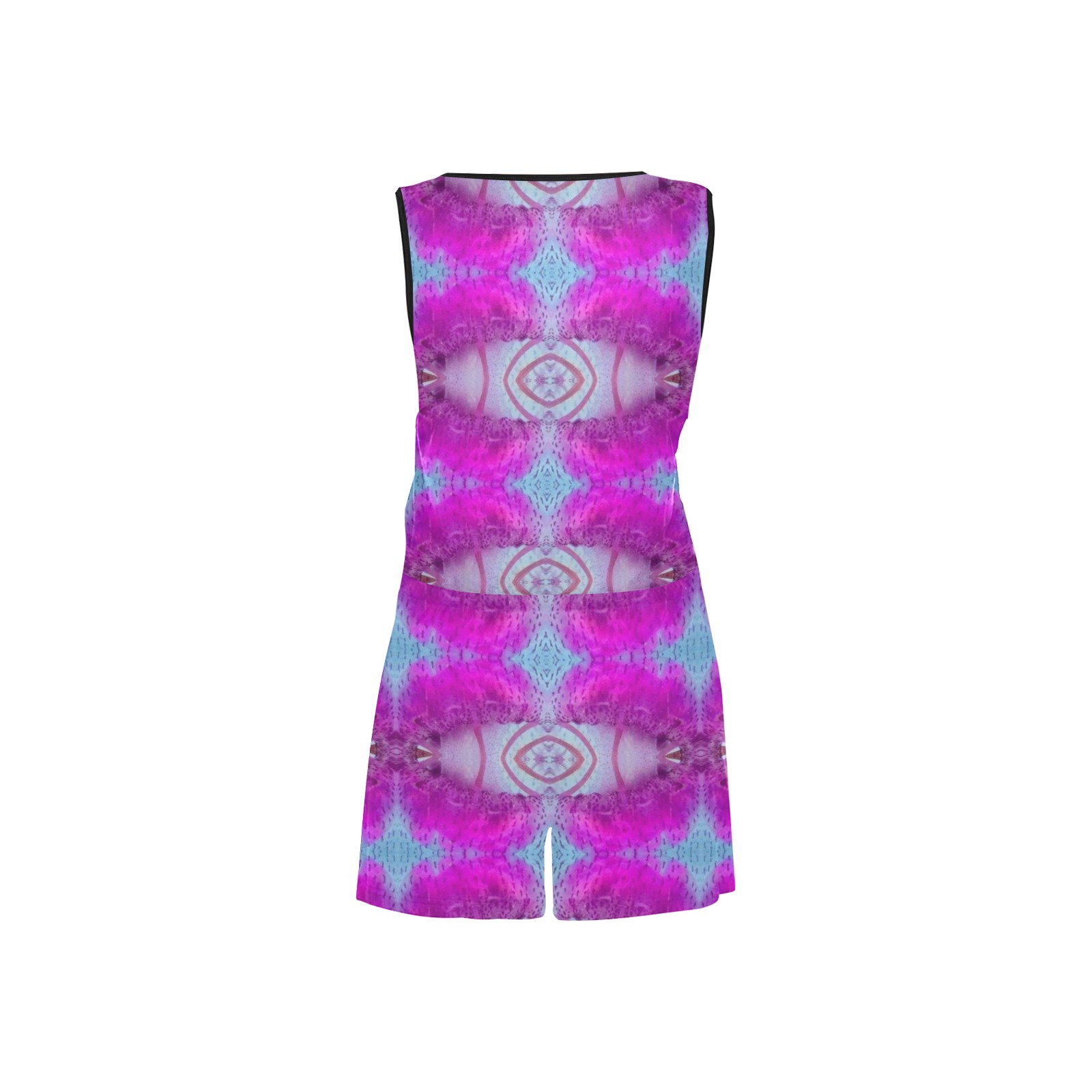 2022 All Over Print Short Jumpsuit