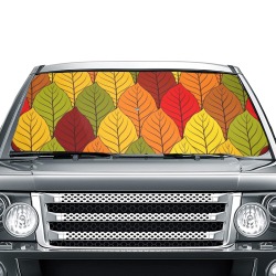 Fall Leaves Car Sun Shade Umbrella 58"x29"