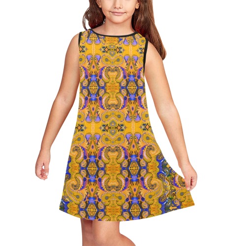kids3 Girls' Sleeveless Dress (Model D58)