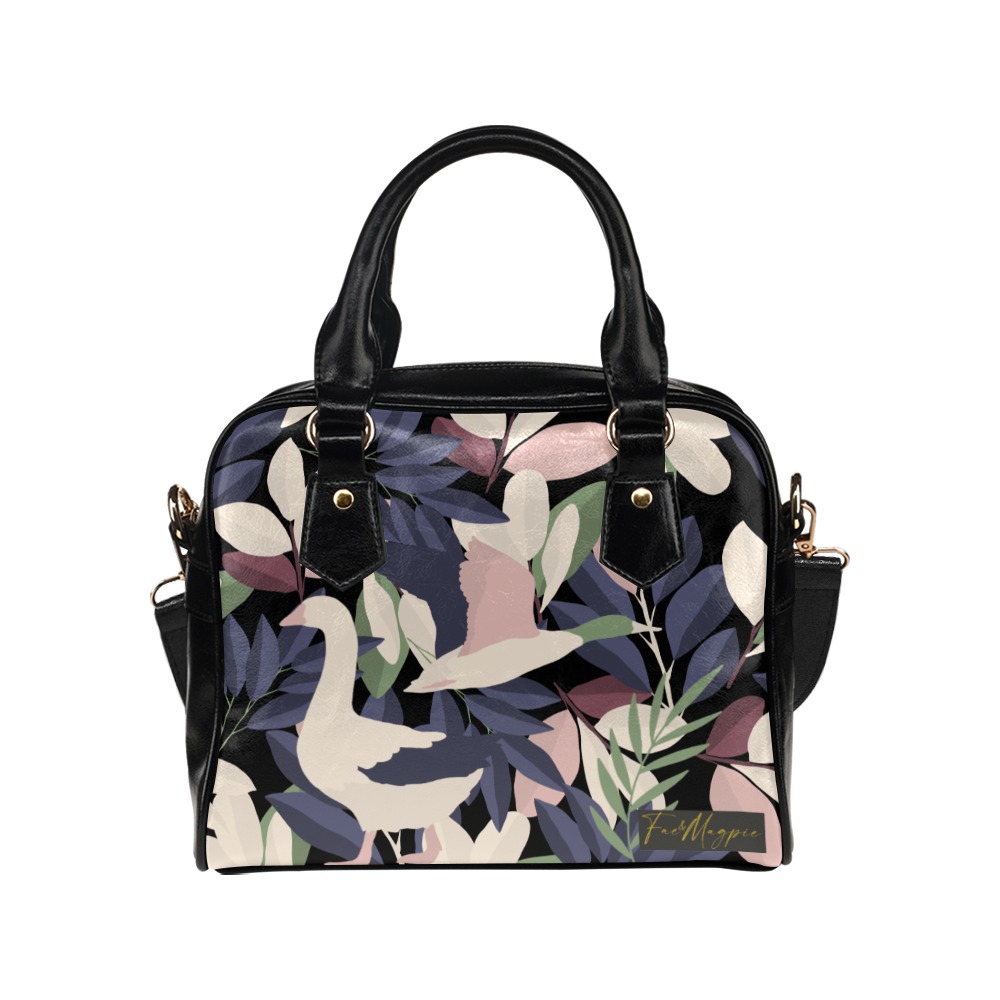 Oiseaux et Fleurs French Style Handbag Shoulder Handbag (Model 1634)