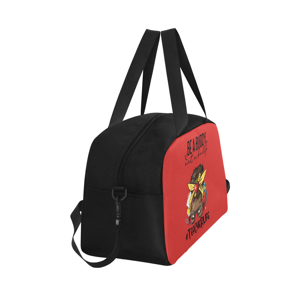 Be a BuddyRedGymBag Fitness Handbag (Model 1671)