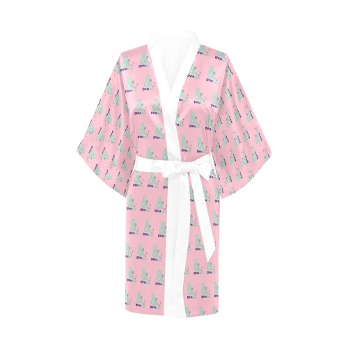 Robe pink Kimono Robe