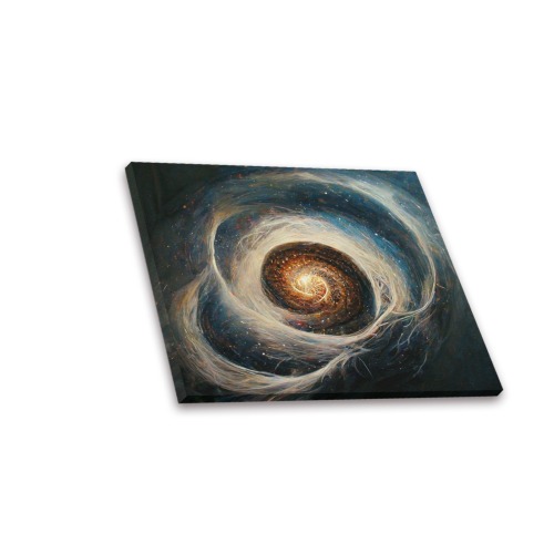 spiral galaxy Frame Canvas Print 20"x16"