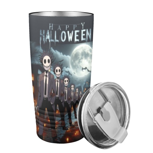 Happy Hello Ween 20oz Insulated Stainless Steel Mobile Tumbler