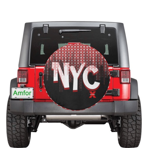 CITYBOY NYC print 34 Inch Spare Tire Cover