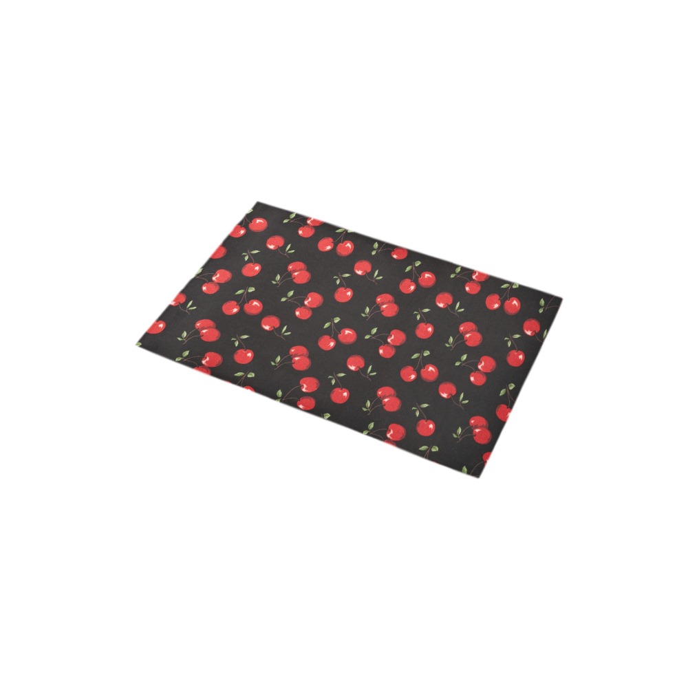 Seamless Cherry Pattern bathmat Bath Rug 16''x 28''