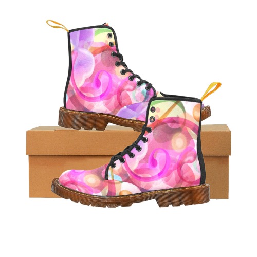 FLORAL BOOTS Martin Boots For Women Model 1203H