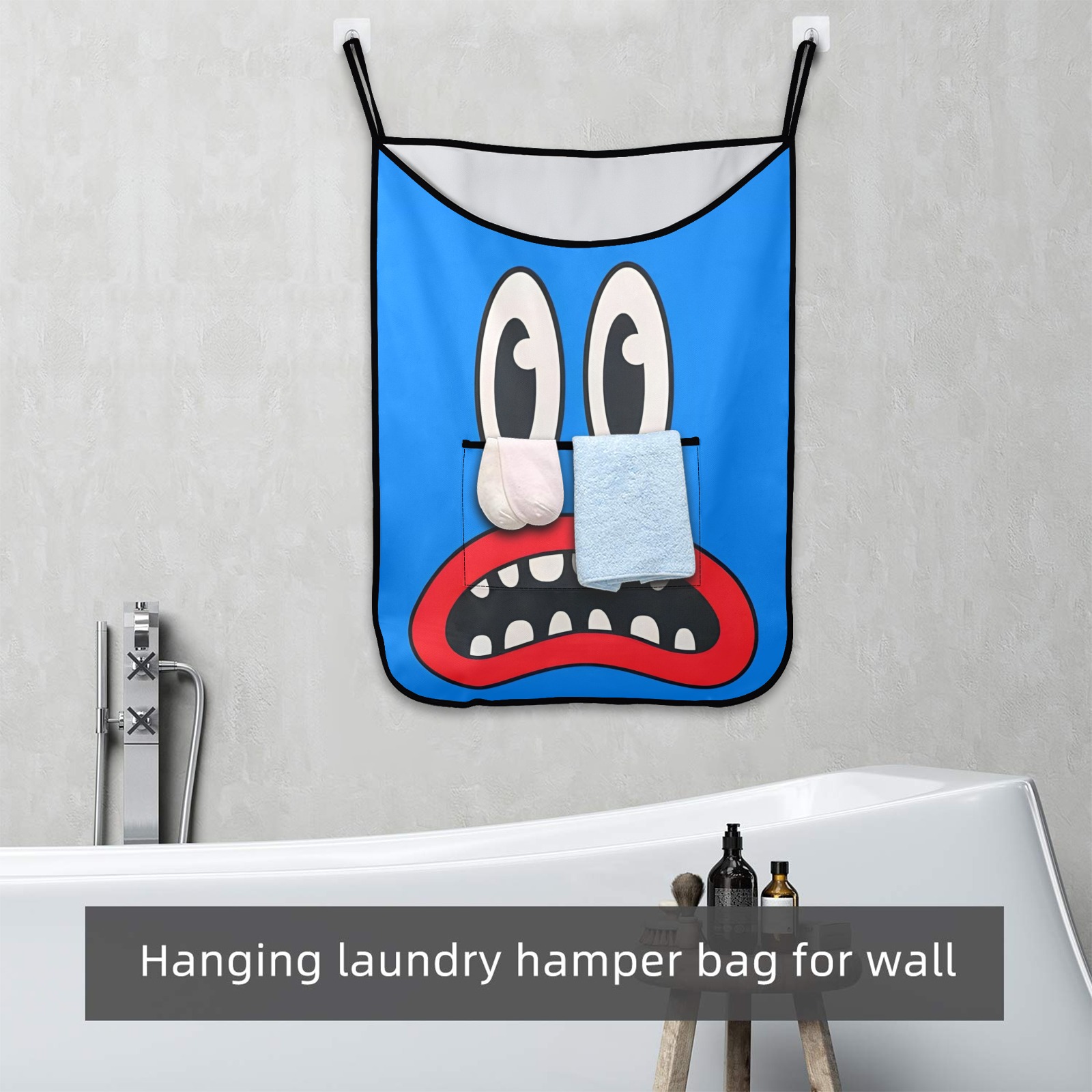 Huggy Bathroom Collective 4 Hanging Laundry Bag