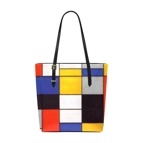 Composition A by Piet Mondrian Euramerican Tote Bag/Small (Model 1655)