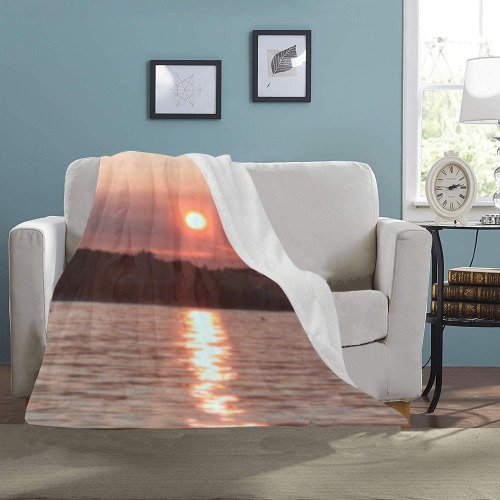 Glazed Sunset Collection Ultra-Soft Micro Fleece Blanket 40"x50"