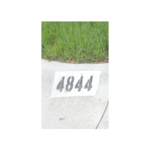 Street Number 4844 Art Print 7‘’x10‘’
