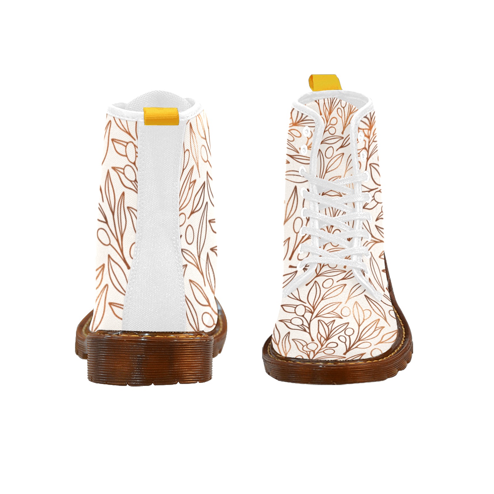 Cooper floral 01 Martin Boots For Women Model 1203H