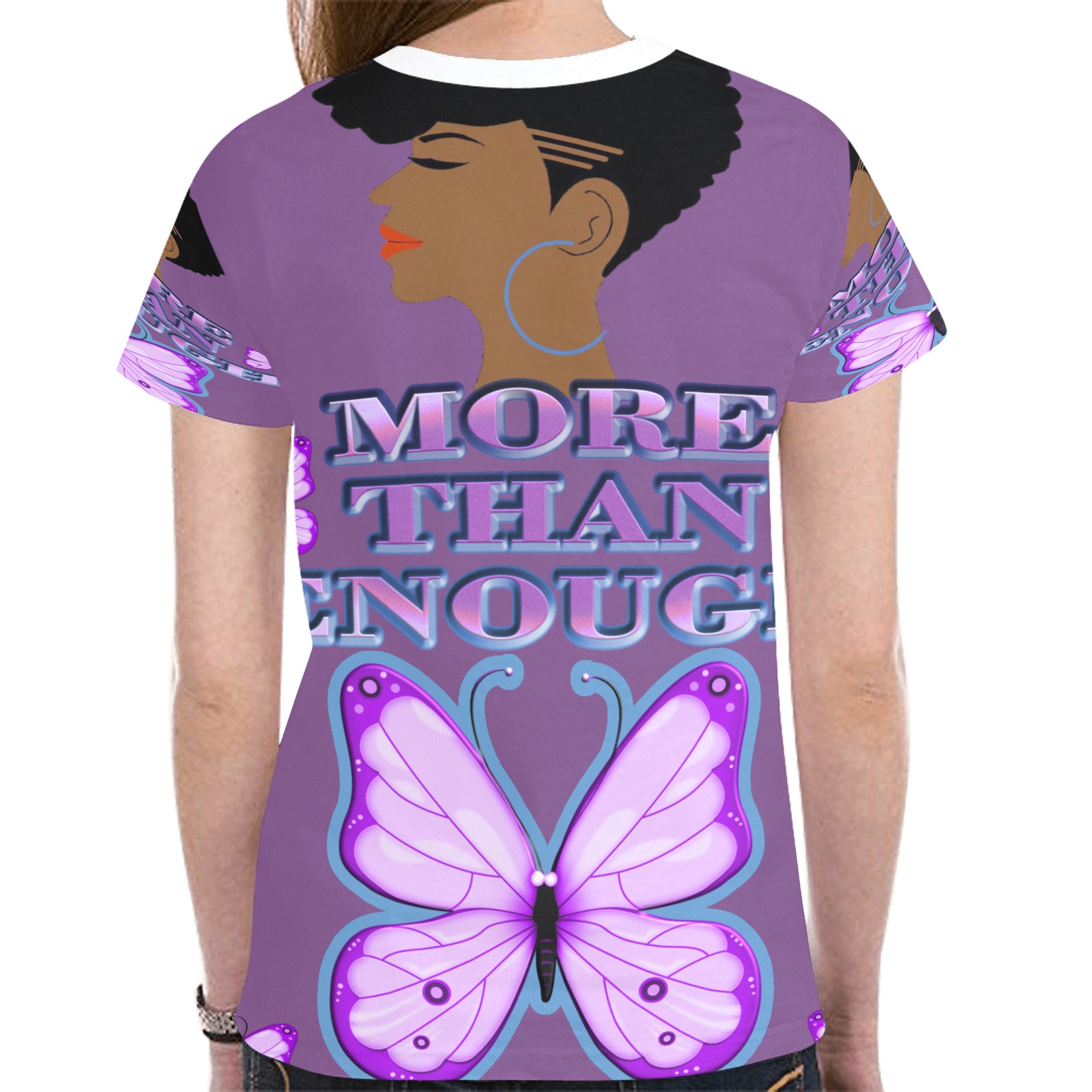 SpeakLoveToYourSelfAllOverTShirt New All Over Print T-shirt for Women (Model T45)
