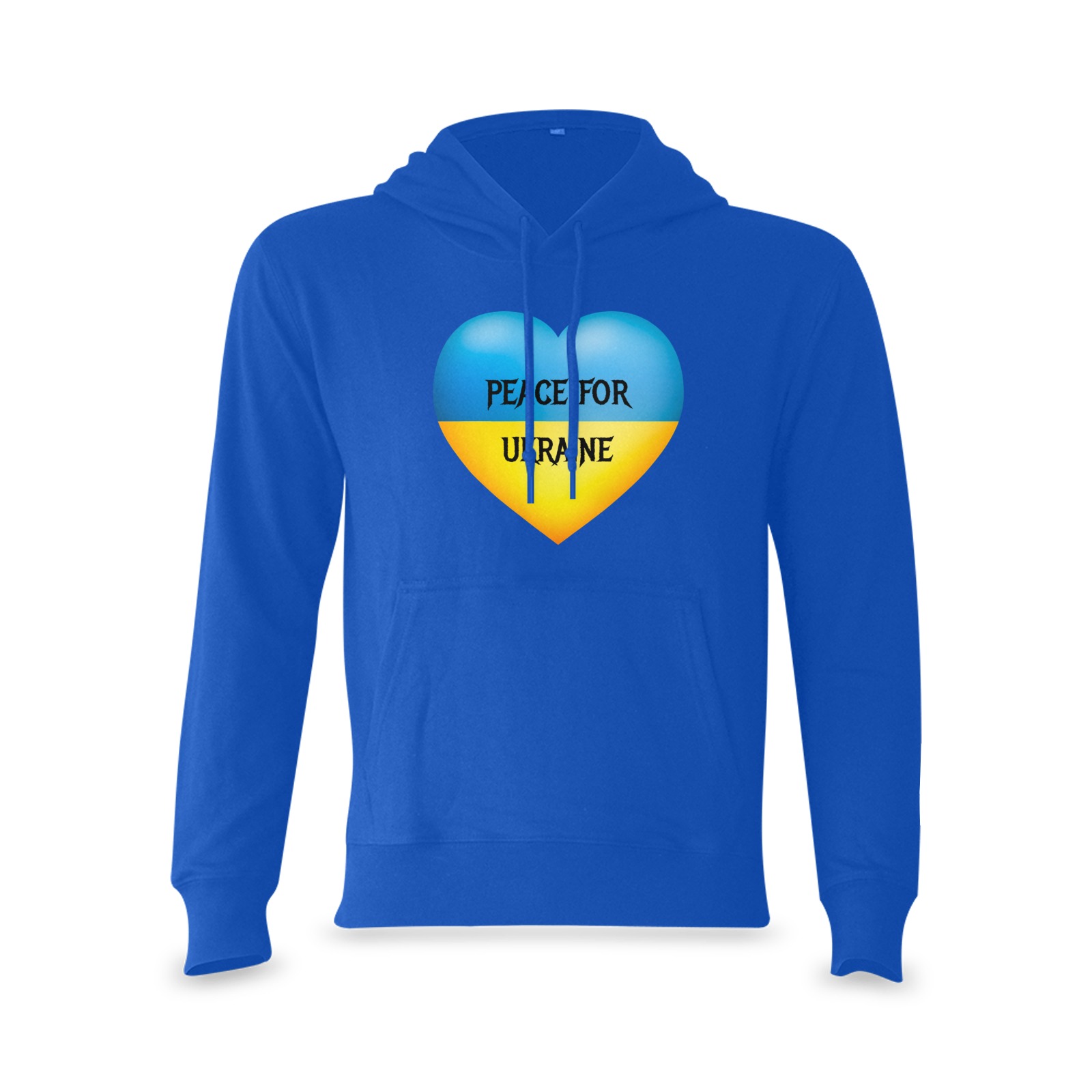 Peace For Ukraine Oceanus Hoodie Sweatshirt (NEW) (Model H03)