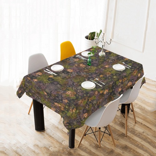 frise florale 21 Thickiy Ronior Tablecloth 70"x 52"
