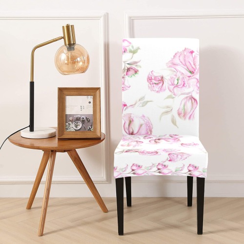 Chinese Peonies 3 Chair Cover (Pack of 4)