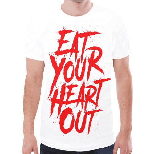 Critical Craze Eat Your Heart Out New All Over Print T-shirt for Men (Model T45)