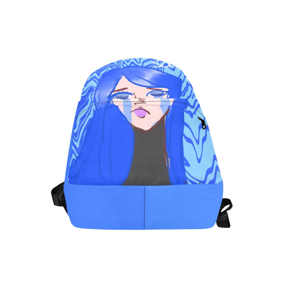 Blue_Girl Unisex Classic Backpack (Model 1673)