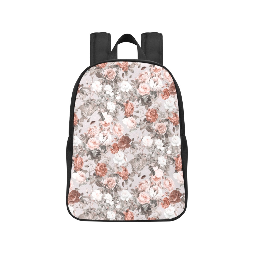 Blossom Fabric School Backpack (Model 1682) (Medium)