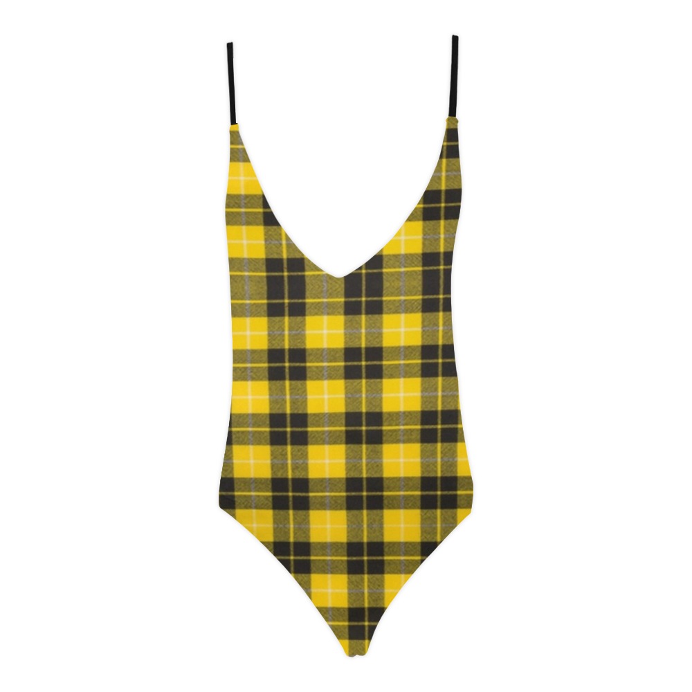 Barclay Dress Modern Sexy Lacing Backless One-Piece Swimsuit (Model S10)