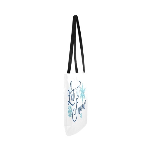 Let It Snow Reusable Shopping Bag Model 1660 (Two sides)