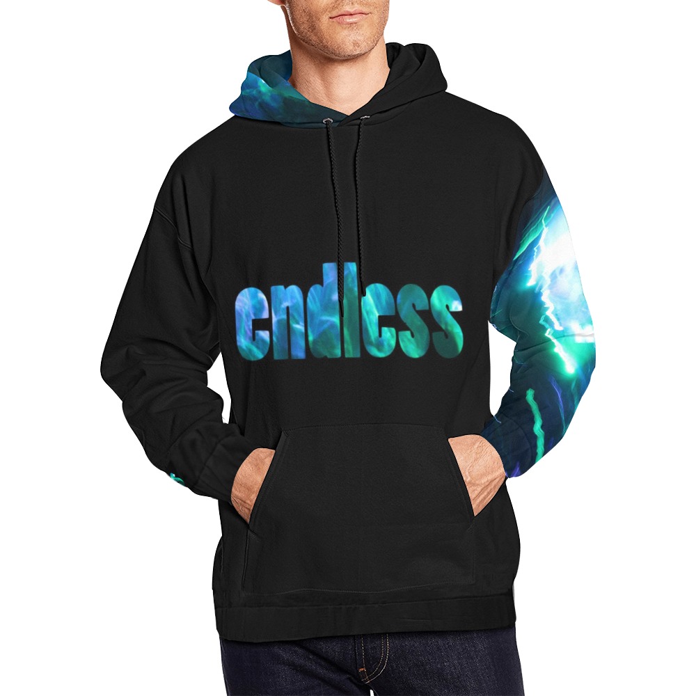 Endless proto hood flip All Over Print Hoodie for Men (USA Size) (Model H13)