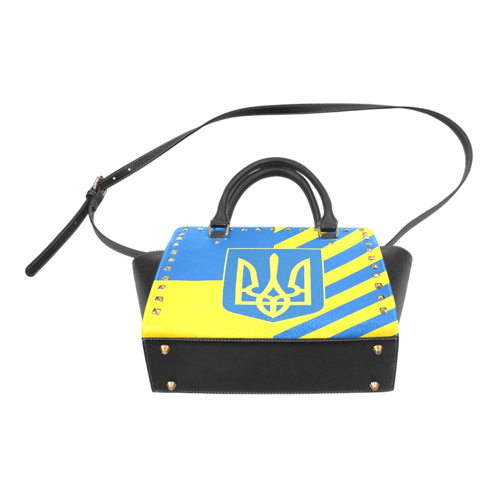 UKRAINE Rivet Shoulder Handbag (Model 1645)
