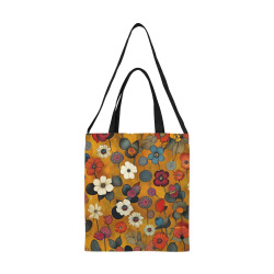 Blossom Breeze All Over Print Canvas Tote Bag/Medium (Model 1698)