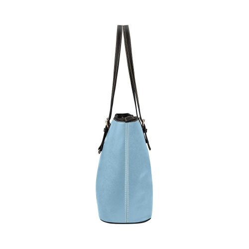 Blue Beam Leather Tote Bag/Large (Model 1651)