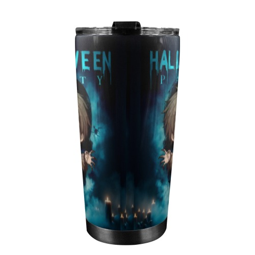 Happy Hello Ween 20oz Mobile Tumbler with Lid (Black Lock)