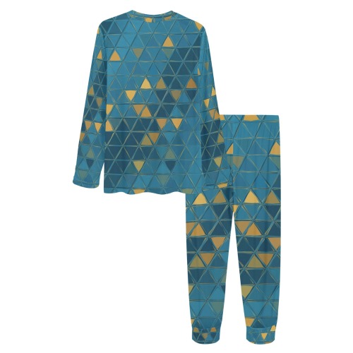 mosaic triangle 6 Women's All Over Print Pajama Set