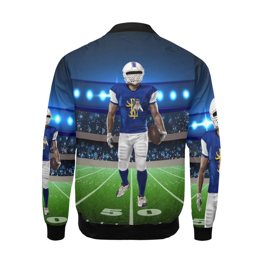 Football Fly Collectable Fly All Over Print Bomber Jacket for Men (Model H19)
