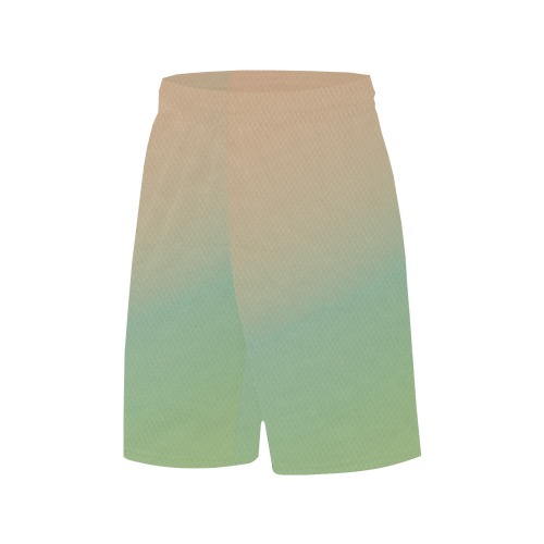 org grn All Over Print Basketball Shorts