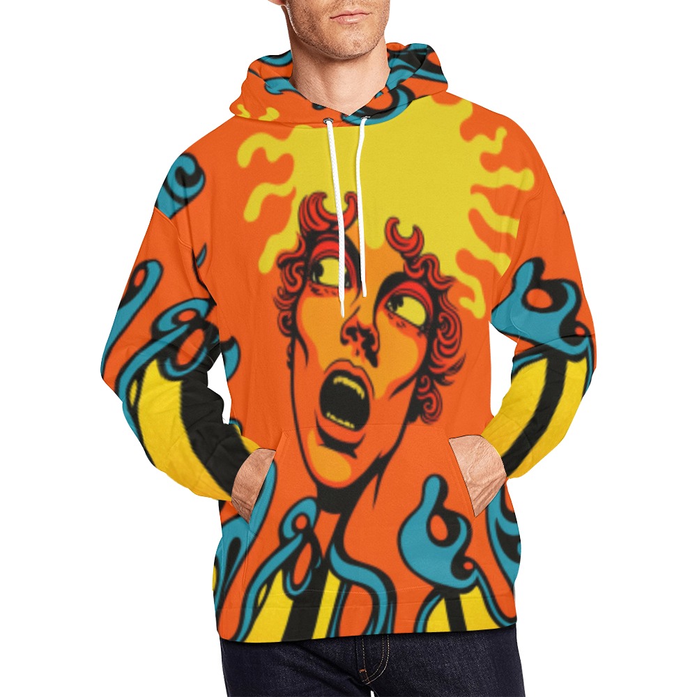 High_Vis All Over Print Hoodie for Men (USA Size) (Model H13)