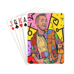 Nico  Pop Art by Nico Bielow Playing Cards 2.5"x3.5"