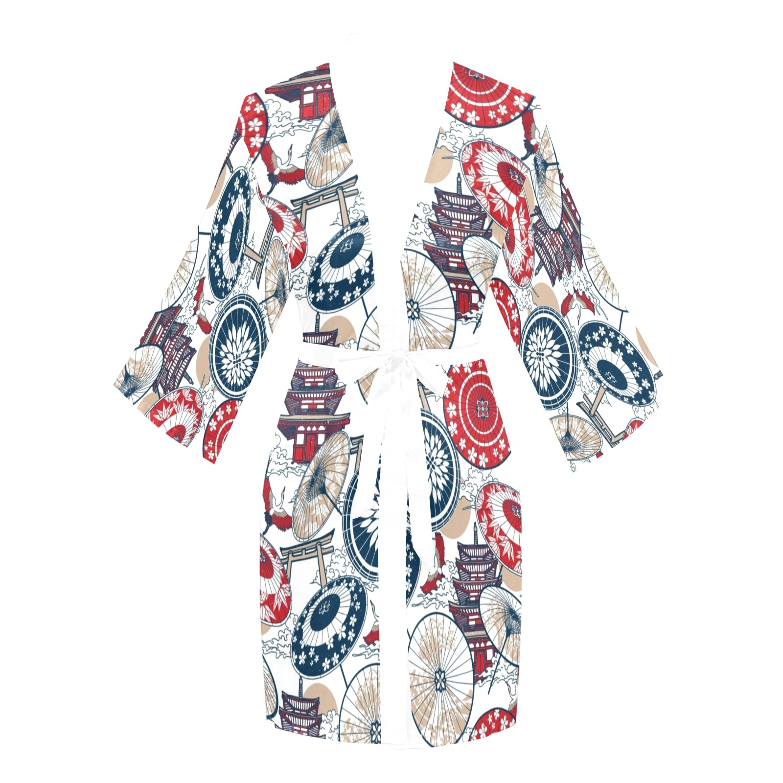 UMBRELLA 0004 Long Sleeve Kimono Robe