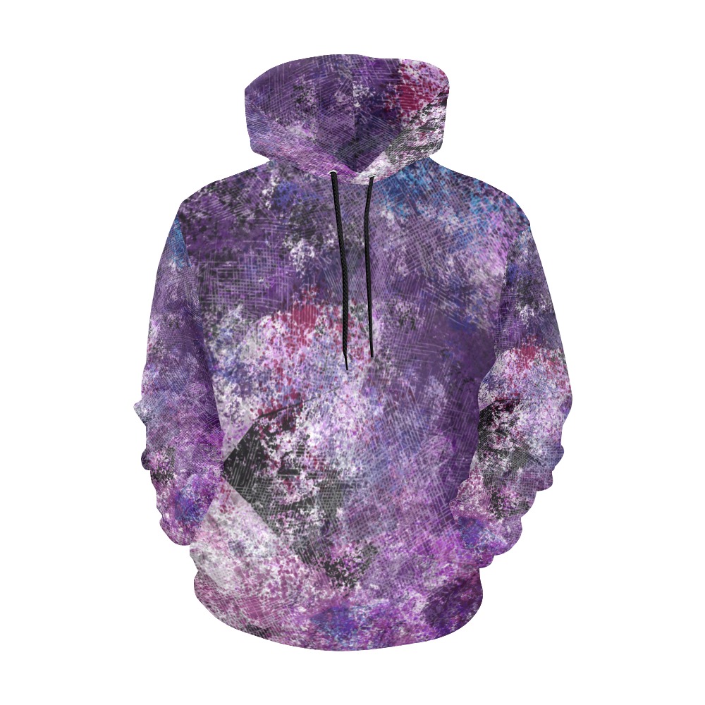 Nikki-shade All Over Print Hoodie for Women (USA Size) (Model H13)