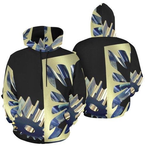 3ddesign All Over Print Hoodie for Men (USA Size) (Model H13)