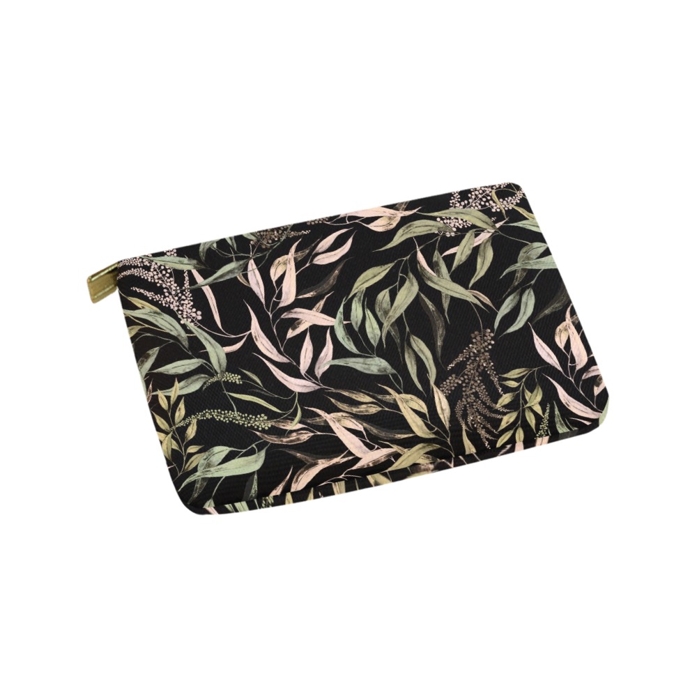 Dark Forest leaves dramatic Carry-All Pouch 9.5''x6''