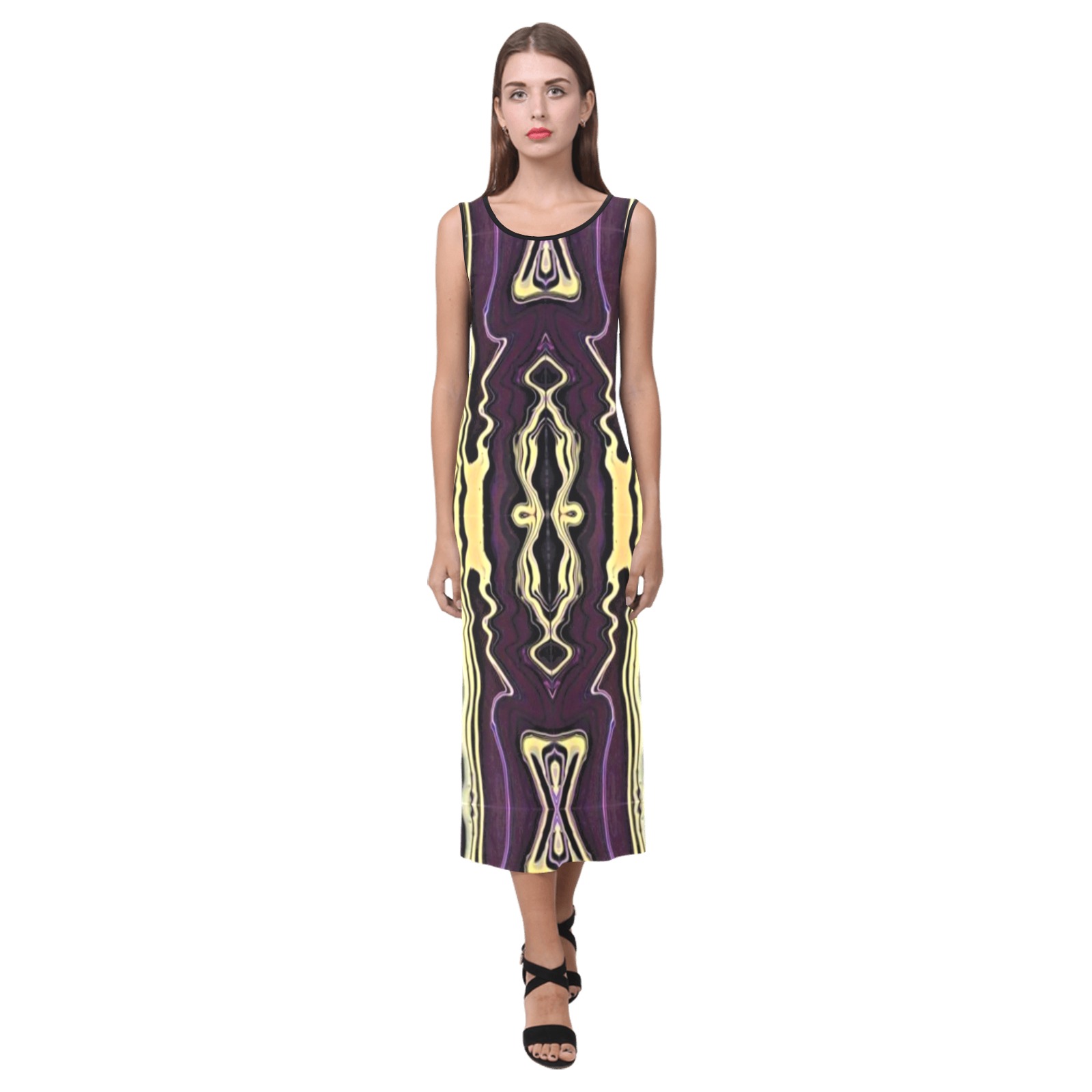 2022 Phaedra Sleeveless Open Fork Long Dress (Model D08)