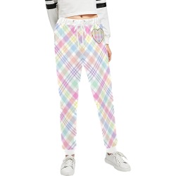 rainbowplaidsweatpantsrainbowplaid Unisex All Over Print Sweatpants (Model L11)