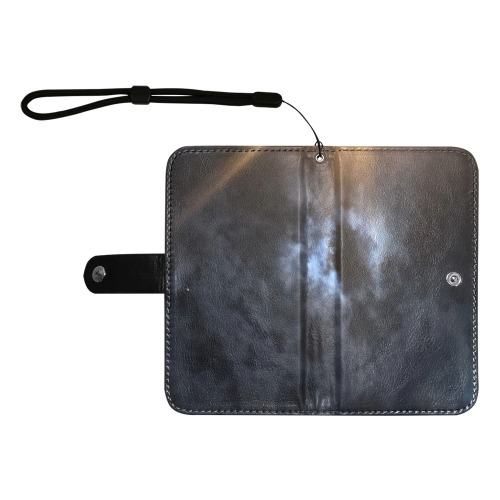 Mystic Moon Collection Flip Leather Purse for Mobile Phone/Large (Model 1703)