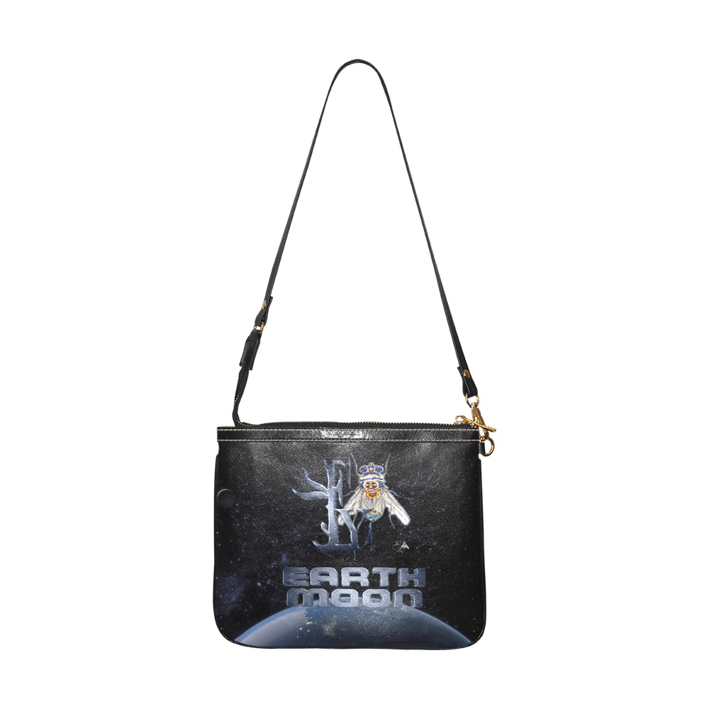 Earth Moon Collectable Fly Small Shoulder Bag (Model 1710)