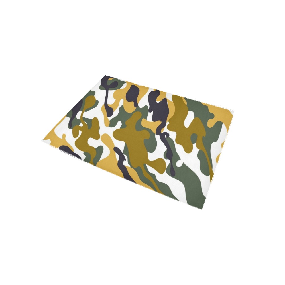 RALPH RORAFF Camouflage Modern Hunting Area Rug 5'x3'3''