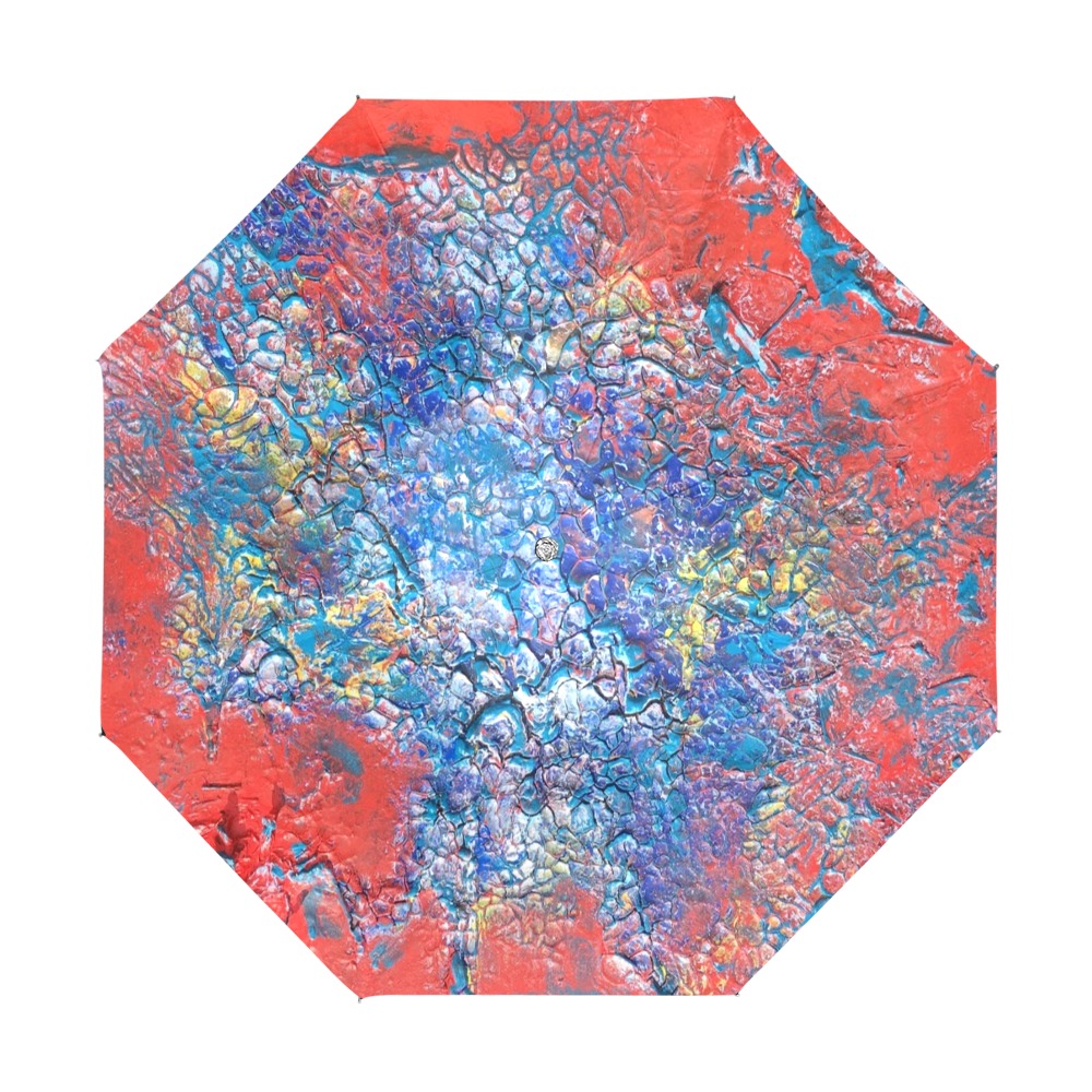 Poisson bleu dans la Mer Rouge Anti-UV Foldable Umbrella (U08)